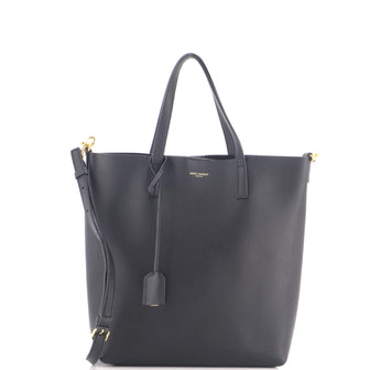 Saint Laurent Shopper Tote Leather Toy