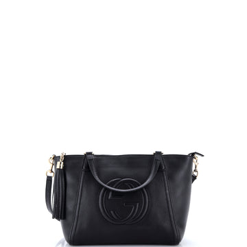 Gucci Soho Convertible Top Handle Bag Leather Small