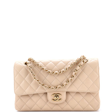 Chanel Classic Double Flap Bag Quilted Caviar Medium