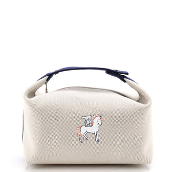 Hermes Bride-A-Brac Cabriole Travel Case Toile GM