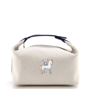 Hermes Bride-A-Brac Cabriole Travel Case Toile GM