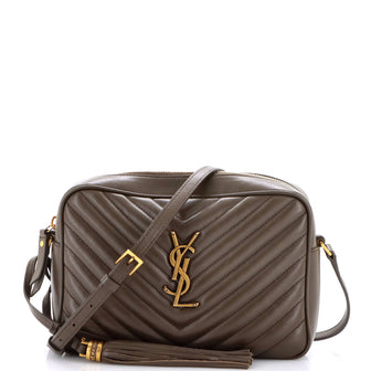 Saint Laurent Lou Camera Bag Matelasse Chevron Leather Small
