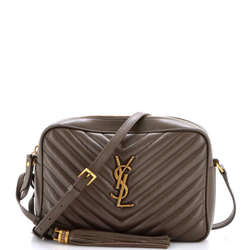 Saint Laurent Lou Camera Bag Matelasse Chevron Leather Small