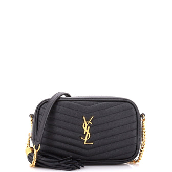 Saint Laurent Lou Camera Bag Matelasse Chevron Leather Mini