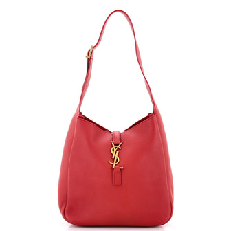 Saint Laurent Le 5 a 7 Supple Hobo Leather Small