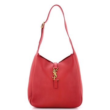 Saint Laurent Le 5 a 7 Supple Hobo Leather Small
