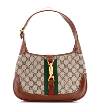 Gucci Jackie 1961 Hobo GG Coated Canvas Small