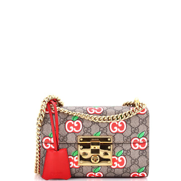 Gucci Padlock Shoulder Bag Printed GG Coated Canvas Small