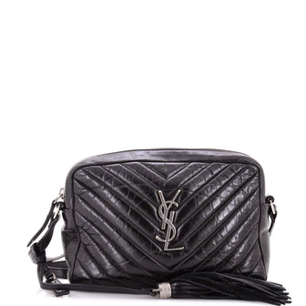 Saint Laurent Lou Camera Bag Matelasse Chevron Leather Small
