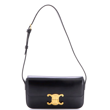 Celine Triomphe East-West Shoulder Bag Smooth Calfskin