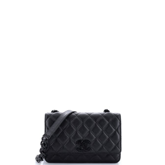 Chanel My Everything Wallet on Chain Quilted Caviar