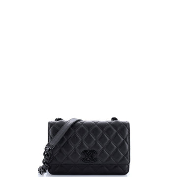 Chanel My Everything Wallet on Chain Quilted Caviar