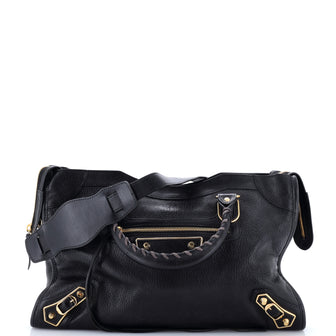 Balenciaga City Classic Metallic Edge Bag Leather Medium