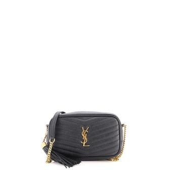 Saint Laurent Lou Camera Bag Matelasse Chevron Leather Mini