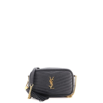 Saint Laurent Lou Camera Bag Matelasse Chevron Leather Mini