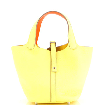 Hermes Eclat Picotin Lock Bag Clemence PM