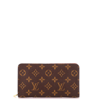 Louis Vuitton Porte-Monnaie Zippy Wallet Monogram Canvas
