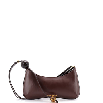 Jacquemus Le Bisou Perle Shoulder Bag Leather