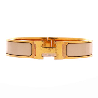 Hermes Clic H Bracelet Enamel Narrow
