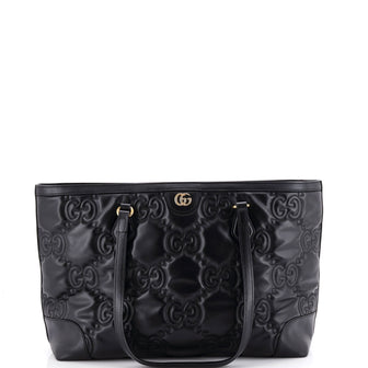 Gucci Ophidia Open Tote GG Matelasse Leather Medium