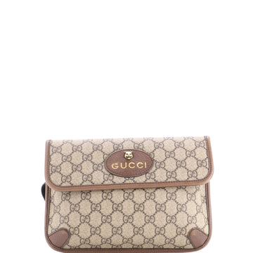 Gucci Neo Vintage Flap Belt Bag GG Coated Canvas