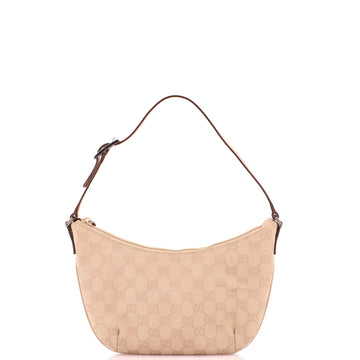Gucci Vintage Pochette Shoulder Bag GG Canvas Small
