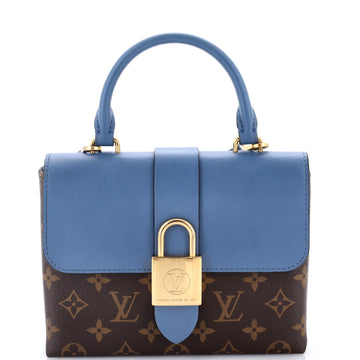 Louis Vuitton Locky Handbag Monogram Canvas with Leather BB