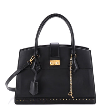 Louis Vuitton Cour Marly Handbag Leather with Studded Detail MM