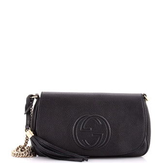 Gucci Soho Chain Crossbody Bag Leather Medium