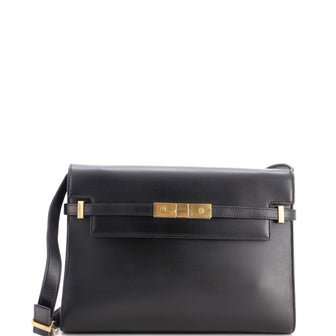 Saint Laurent Manhattan Shoulder Bag Leather Medium