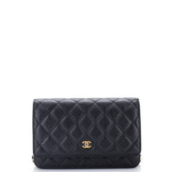 Chanel Wallet on Chain Quilted Caviar