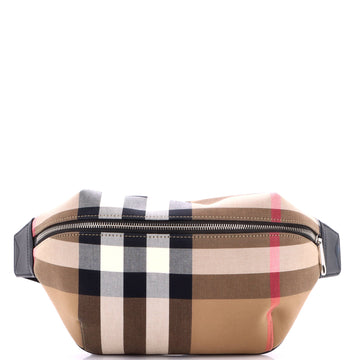 Burberry Sonny Belt Bag House Check Canvas