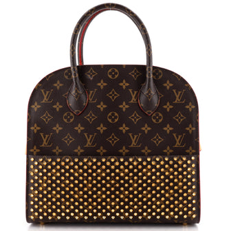 Louis Vuitton x Christian Louboutin Shopping Bag Calf Hair and Monogram Canvas
