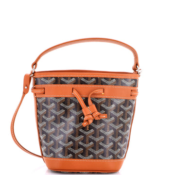 Goyard Petit Flot Bucket Bag Coated Canvas Mini