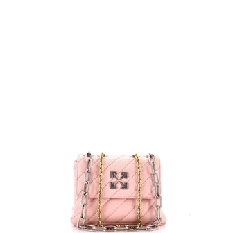 Off White Jackhammer Shoulder Bag Quilted Leather 19