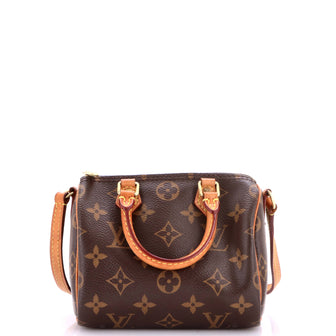 Louis Vuitton Speedy Bandouliere Bag Monogram Canvas Nano