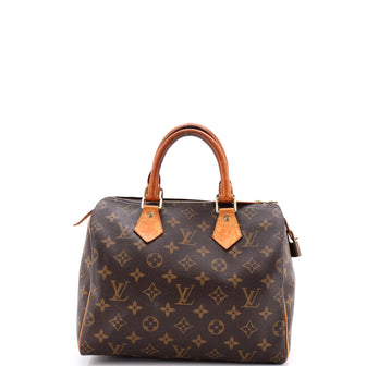 Louis Vuitton Speedy Handbag Monogram Canvas 25