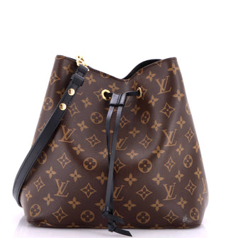 Louis Vuitton NeoNoe Handbag Monogram Canvas with Leather MM