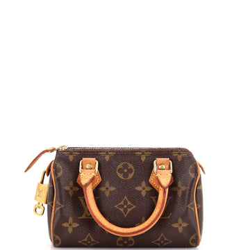 Louis Vuitton Speedy Mini HL Handbag Monogram Canvas