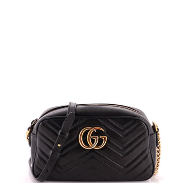 Gucci GG Marmont Shoulder Bag Matelasse Leather Small