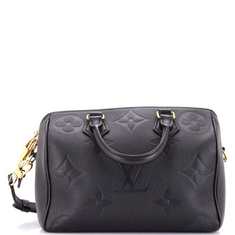 Louis Vuitton Speedy Bandouliere Bag Monogram Empreinte Giant 25