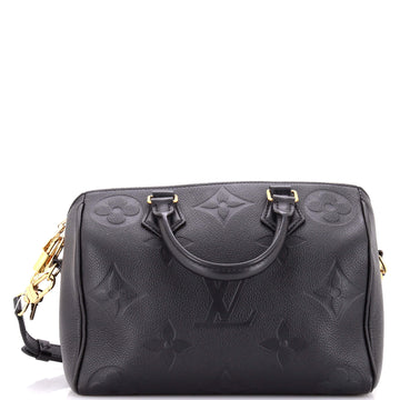 Louis Vuitton Speedy Bandouliere Bag Monogram Empreinte Giant 25