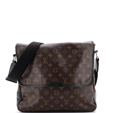 Louis Vuitton Bass Messenger Bag Macassar Monogram Canvas GM