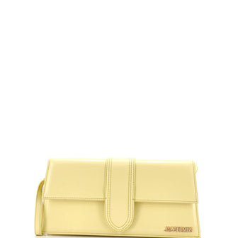 Jacquemus Le Bambino Top Handle Flap Bag Leather Long
