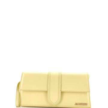 Jacquemus Le Bambino Top Handle Flap Bag Leather Long