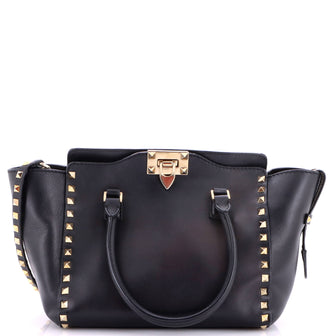 Valentino Garavani Rockstud Tote Rigid Leather Small