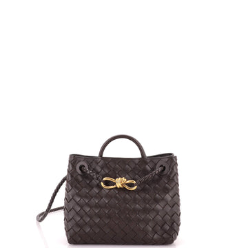 Bottega Veneta Andiamo Top Handle Bag Intrecciato Nappa Small