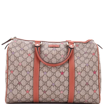 Gucci Joy Boston Bag Limited Edition GG Coated Canvas Medium