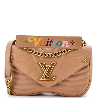 Louis Vuitton New Wave Chain Bag Quilted Leather MM