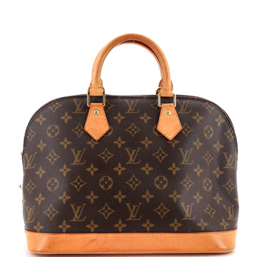 Louis Vuitton Alma Handbag Monogram Canvas PM